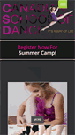 Mobile Screenshot of canadianschoolofdance.com